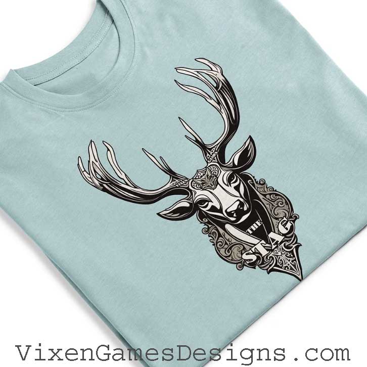The Stag T-shirt for Stag husbands who constantly have their Vixen wives on their minds