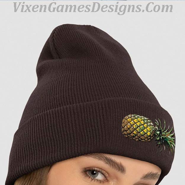 Maybe a Swinger Pineapple embroidered beanie