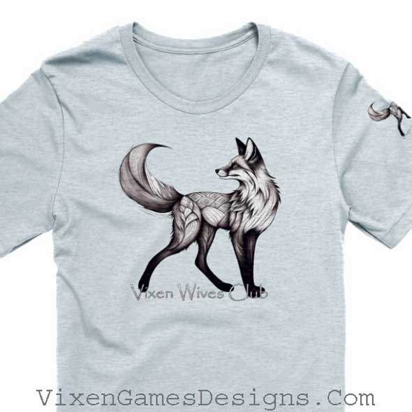 Vixen Wives Club Tee from Vixen Games T-shirt designs for Vixen Hotwives