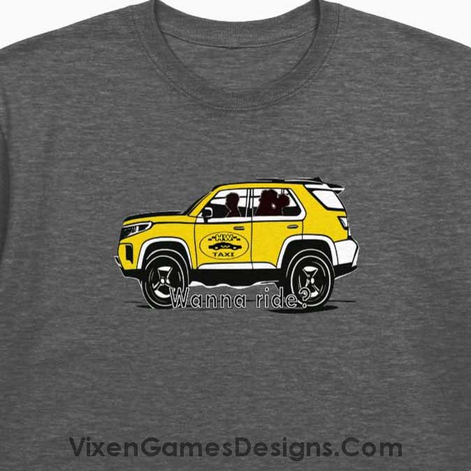Wanna Ride Hotwife Taxi Service T-shirt
