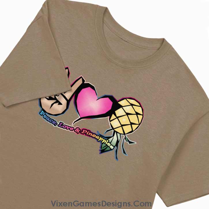 Peace Love & Pineapples shirt for pineapple people aka swinger lifestyle people