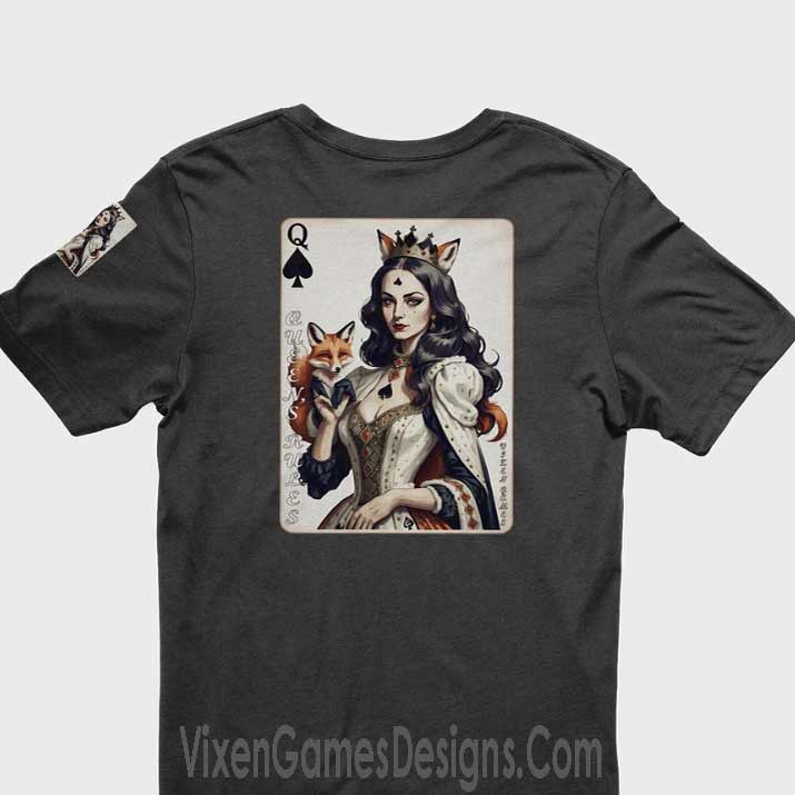 Queen's Rules Vixen Queen Of Spades T-shirt