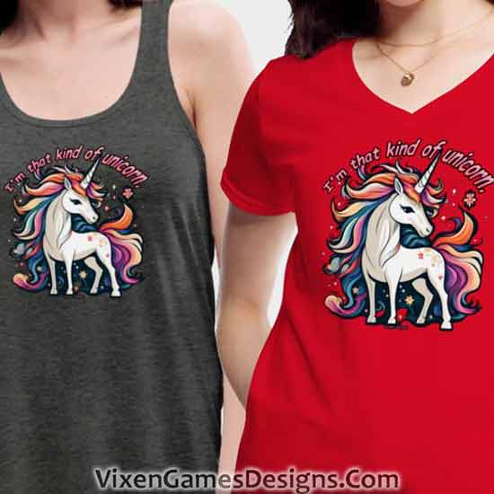That kind of unicorn shirt designs for bisexual monogamish women